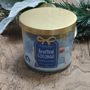 Charmed Aroma Frosted Coconut Candle